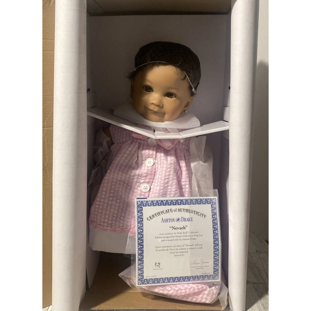 Ashton Drake Nevaeh So Truly Real Baby Doll 9th Annual Baby Photo Contest Winner